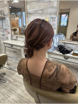 フゥカ 売市店(fuka) 【 長時間崩れない☆】編みおろしヘア × お呼ばれヘア　八戸
