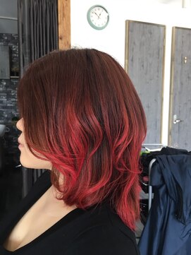 ヘアドゥリリアン(hair de Lilian) ビビットグラデーション