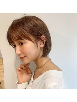 ラナ 渋谷(Lana) 【Chill】大人かわいいピンクベージュクールショートbob