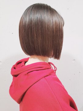 ヘアドレス ルチュラ(Hair dress LucuLa) 【ルチュラ松島】切りっぱなしボブ×サラサラストレート