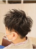 メンズ束感ショートマッシュ/亀戸