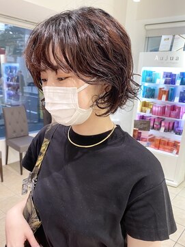アッシュ 下北沢店(Ash) ショートボブのニュアンスパーマ