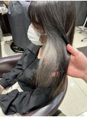 インナーカラーシルバー