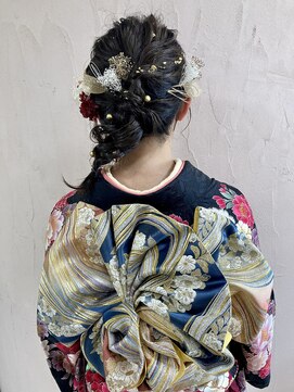 オブジェ(OBJET) 成人式、振袖ヘアセット