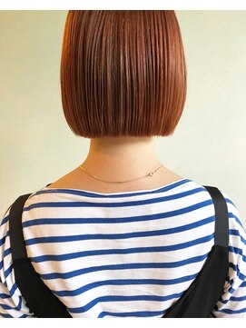 イコール 船橋(equal) 朝の時短ヘア/纏まる艶ボブ【秋山】船橋ボブ/船橋/ボブ/縮毛矯正