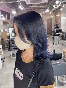 ミラク 町田(MIRAC) 【MIRAC町田店】ネイビーブルーレイヤースタイル