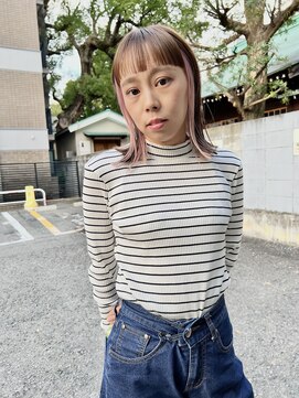 チュダック(ChuDuck) 韓国風《インナーピンク》ブリーチ/ケアブリーチ/ダブルカラー