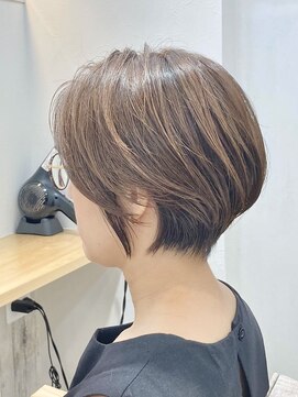 キャンバス 川崎(canvas.) クールショート　シルキーブラウン　【窪田】川崎/美髪/髪質改善
