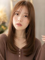 カバーヘア ブリス 北浦和(COVER HAIR bliss) ミルクティーピンク小顔ハイレイヤーカット艶ロングa北浦和