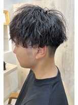 ガビーヘアルーブ(gabi hair LOOB) ツイストスパイラルパーマメンズマッシュ波巻きスパイラルパーマ