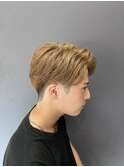 ブリーチカラーセンターパート