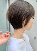 シースルーバング簡単スタイリング小顔ヘアツヤ髪スタイル