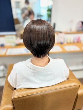 ルセ イノベーション 蓮田店(Ruse innovation) ベージュ×ショートボブ