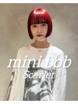 ニコ トウキョウ ヨコハマ(nico) ミニボブ/切りっぱなし/ボブ/縮毛矯正/タッセルボブ