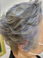 松本平太郎美容室 国立店 ダックテールレイヤー×パーマ×ハイライト/30代40代50代60代