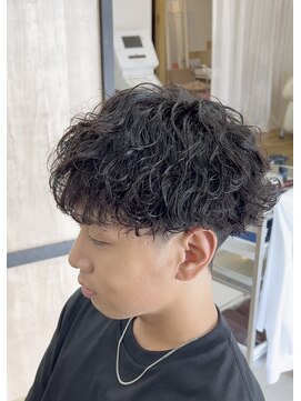 メンズギフト(men's GIFT) 刈り上げツーブロック波巻きスパイラルパーマメンズマッシュ