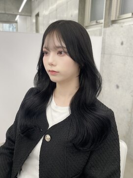 エヌアイ オモテサンドウ(ni omotesando) 韓国風カット/顔周りカット/ブルーグレージュ 上野