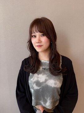 ユウヘアー 千代田橋店(U Hair) 韓国風スタイル/顔まわりレイヤー/イルミナカラー/大人ブラウン