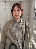 ミニボブ×赤髪