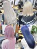 【フルブリーチ】カット+ケアブリーチ+フルカラー　千葉/八千代/ダブルカラー