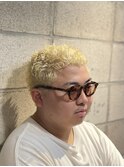 刈り上げセンターパート/フェザーパーマ/サーフカール/有楽町