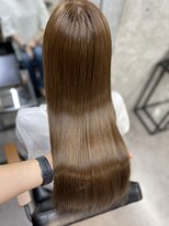 ルート 南堀江(route)&nbsp;オリーブベージュ/艶髪/イメチェン/前髪カット/堀江