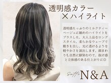 ヘアーショップ エヌアンドエー 幸手店(hairshop N&A)の雰囲気(根強い人気のある透明感カラーメニュー!)