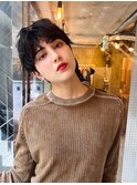 レイヤーボブ/ミニボブ/ニュアンスパーマ/顔周りカット/20代30代