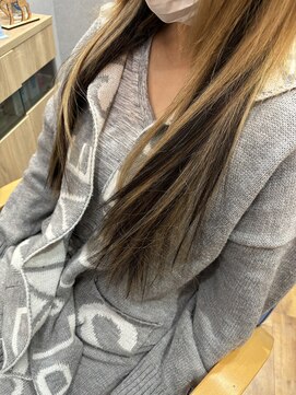 ★カラー無しで簡単プレミアム編み込みエクステでバレーアージュ