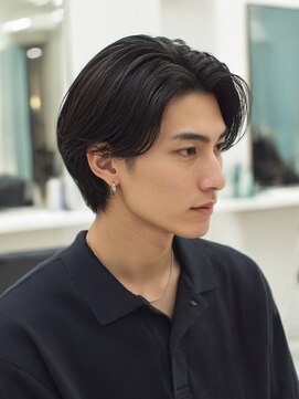 ニュアンスパーマ/フェザーパーマ/メンズ/センターパート