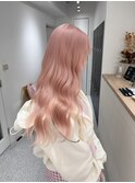 インナーカラー/トリートメント/デザインカラー/ペールピンク