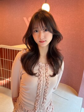 ボタン コロン 表参道 原宿(VOTAN COLON) 大人ガーリー/春ヘア/ヘアカラー/アッシュ/ブラウン/透明感/前髪