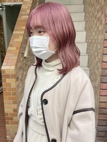 テトラ バイ ネオリーブ 横浜西口店(tetra by neolive)&nbsp;ピンクベージュ　ケアブリーチ2回　ハイトーン　巻き髪横浜★