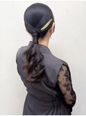 小川/タイトポニーテールアレンジ/新宿