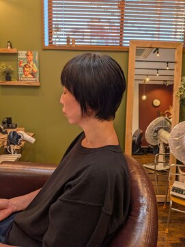 ミントルーム 西新井大師西(MINT room) バッサリカット&初カラーで大人可愛いイメチェン♪