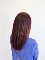 フォーカラープロブレム(4 COLOR PROBLEM)&nbsp;セミロングレイヤー×レッドカラー