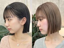 ノード(NODE)の雰囲気（《切りっぱなしボブ》綺麗なカットラインで収まりの良いボブに◎）