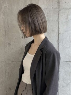 シェル 国分寺(shell) ワンホンレイヤー/ミルクティーブロンド/ダークブルー/国分寺