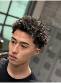 MEN’S HAIR/ピンパーマ/テーパーフェード/スパイキーショートU