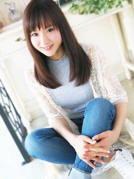 ジュレベール(JurerBelle) 【ジュレベール 杉下】 大人美女子ストレートセミディ☆