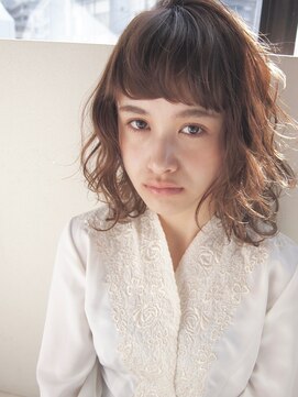 コス(kos) 柔らかセピアアッシュ＊ふわふわドライなクセ感パーマ