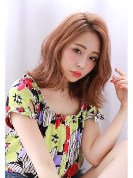 エフ 心斎橋(F a firm faith) 暖色系カラー/小顔補正立体カット/エギョモリ