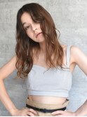 伸ばしかけ前髪×ゆるセミロング