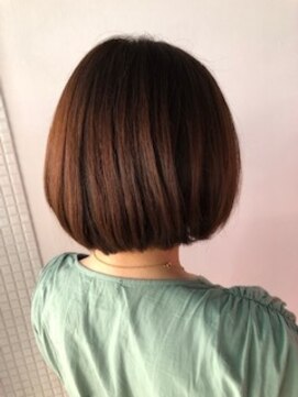 スタジオ アルファプラス 日暮里店(studio α+) ベージュ×ワンレンボブ♪【スタジオアルファプラス日暮里】