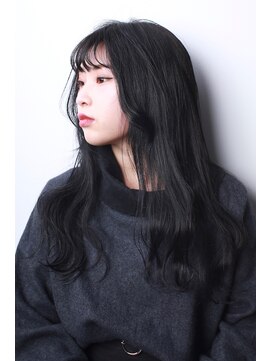 フェリチタ ひばりヶ丘(FELICITA) 大きめカールで作るブラックへアー