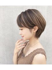 【EMMA NAOMI】大人ひし形ショートボブ2024夏　