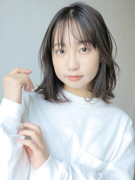 アルバム 渋谷パルコ(ALBUM) ナチュラルミディアム_外ハネボブアッシュブラウン_26712