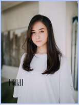ヘア メイク ハク 横浜(hair make Haku)&nbsp;ダークカラー柔らかストレート