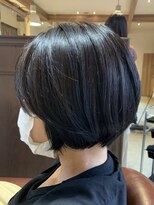 アドラーブル 女池店(adorable) 【スモーキーアッシュ】 ショートボブ 20代30代40代