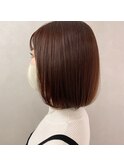 【＆ONE 自由が丘】 ミニボブ × レッドブラウン